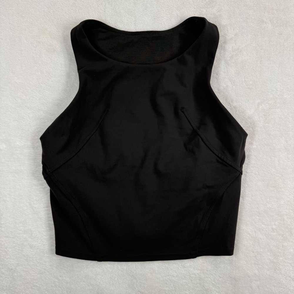 Lululemon Invigorating Training Tank Top High Neck Racerback Cropped Athletic 2